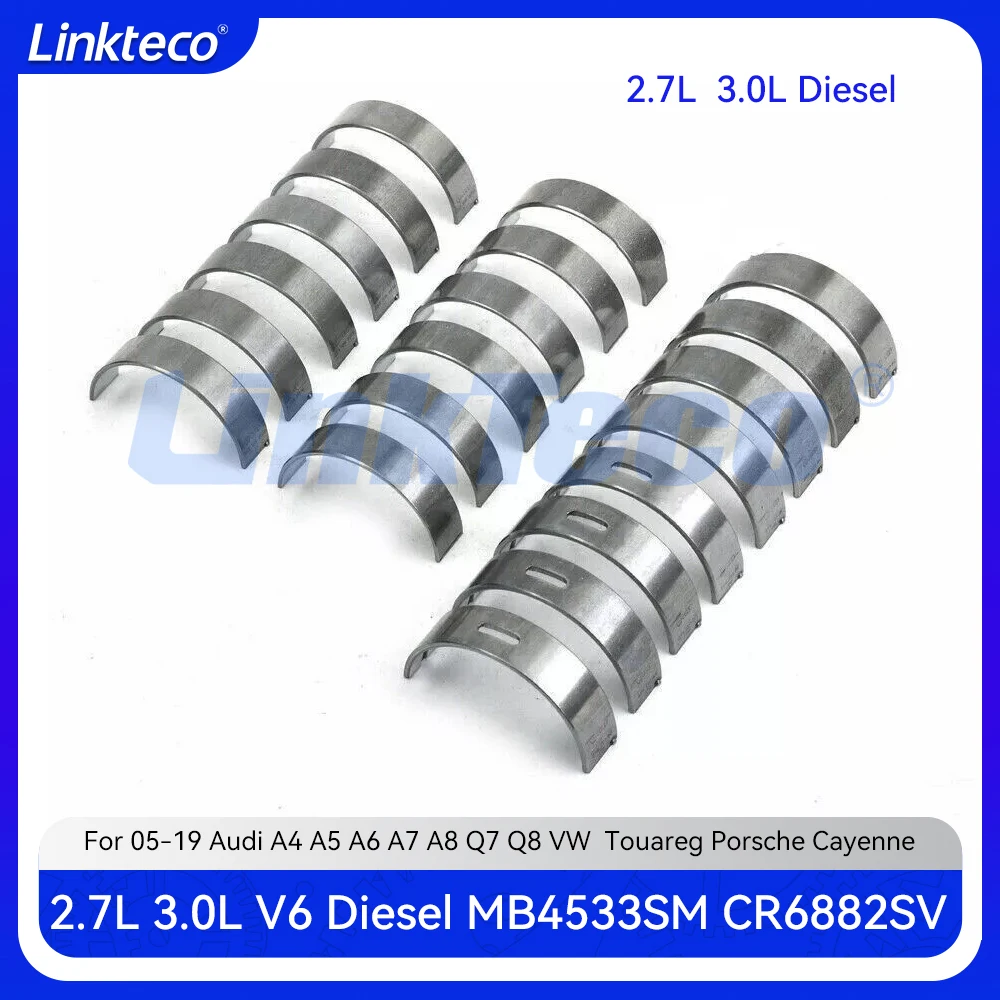 Engine Crankshaft Main & Connecting Rod Bearing Fit 3.0 T L Diesel For 05-19 Audi A4 A5 A6 A7 A8 SQ5 Q7 VW Touareg Porsche 3.0L
Engine Crankshaft Main & Connecting Rod Bearing Fit 3.0 T L Diesel For 05-19 Audi A4 A5 A6 A7 A8 SQ5 Q7 VW Touareg Porsche 3.0L