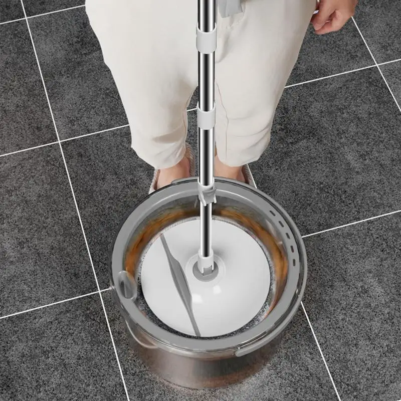 Spins Mop Floor Mop With Wringer Telescopic Handle Home And Kitchen Cleaning Supplies With 6 Replaceable Microfiber Pads For
Spins Mop Floor Mop With Wringer Telescopic Handle Home And Kitchen Cleaning Supplies With 6 Replaceable Microfiber Pads For