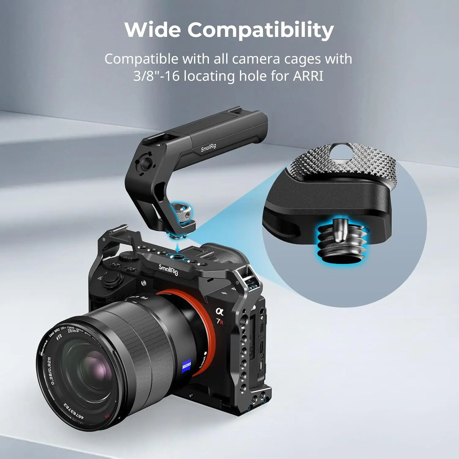 SMALLRIG Lightweight Top Handle With 3/8"-16 Locating Pins for , Tiny Camera Top Handle Only 113g, High-Strength
SMALLRIG Lightweight Top Handle With 3/8"-16 Locating Pins for , Tiny Camera Top Handle Only 113g, High-Strength