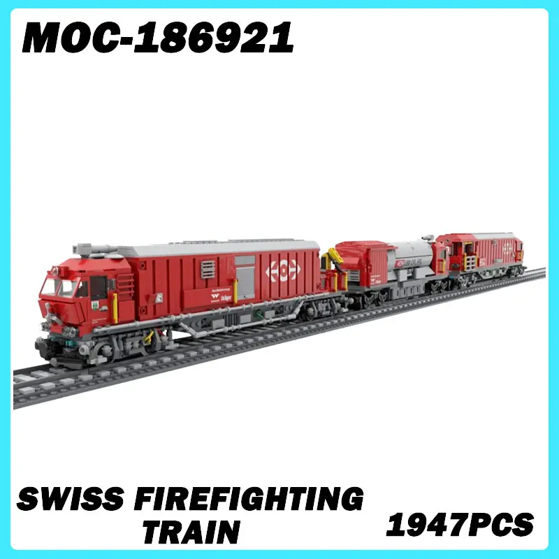 Train Series Swiss Firefighting With Motor Building Blocks, DIY Model, Assemble Bricks, Puzzle Education Toys Children for Gifts
Train Series Swiss Firefighting With Motor Building Blocks, DIY Model, Assemble Bricks, Puzzle Education Toys Children for Gifts