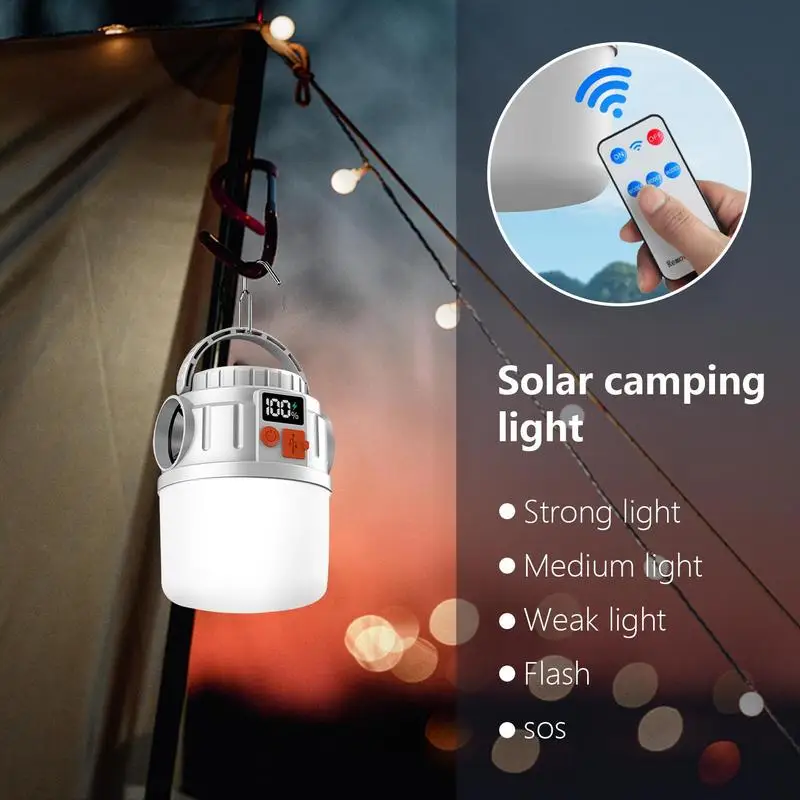 Solar Camping Lights Solar Lanterns For Power Outages 7 Light Modes Energy-Efficient High-Lumen Lamp For Outdoor Adventures
Solar Camping Lights Solar Lanterns For Power Outages 7 Light Modes Energy-Efficient High-Lumen Lamp For Outdoor Adventures