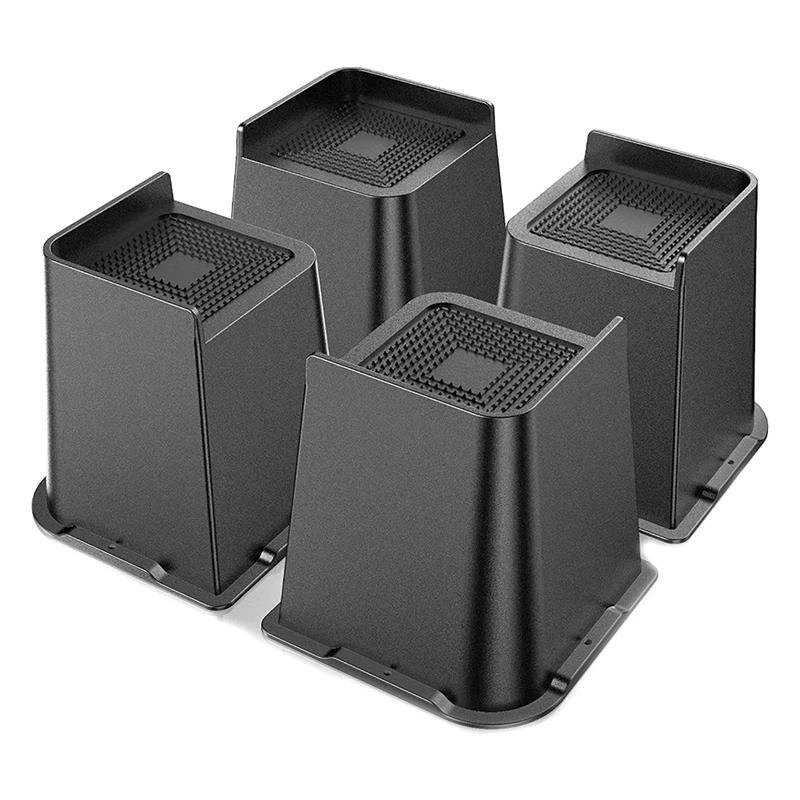 6Inch Bed Risers Height Trapezoidal L Shape Half Top Spikes Bottom Rubber Strip King Bed Riser 4 Piece Furniture Riser
6Inch Bed Risers Height Trapezoidal L Shape Half Top Spikes Bottom Rubber Strip King Bed Riser 4 Piece Furniture Riser