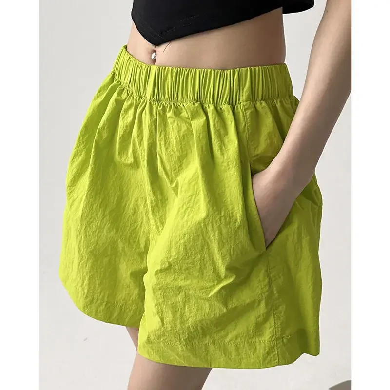 Summer New Women Wide Leg Shorts Y2K High Waist Loose Outdoor Casual Shorts Fashion Solid All-Match Female Jogging Shorts
Summer New Women Wide Leg Shorts Y2K High Waist Loose Outdoor Casual Shorts Fashion Solid All-Match Female Jogging Shorts