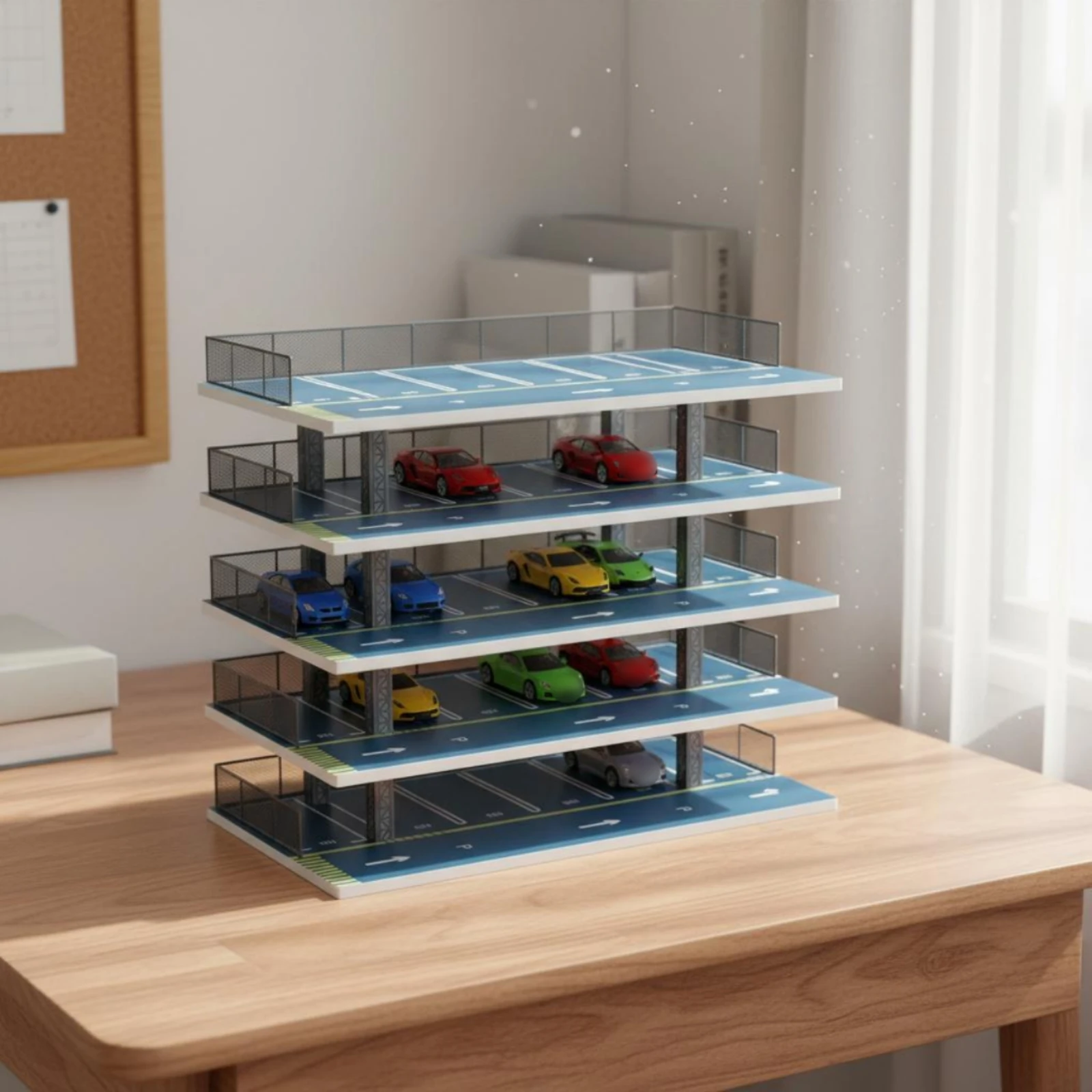 1:32 Car Display Stand Scene Design Diecast Car Garage Parking Garage Display Stand Multi-Layer Freestanding for Collectors
1:32 Car Display Stand Scene Design Diecast Car Garage Parking Garage Display Stand Multi-Layer Freestanding for Collectors