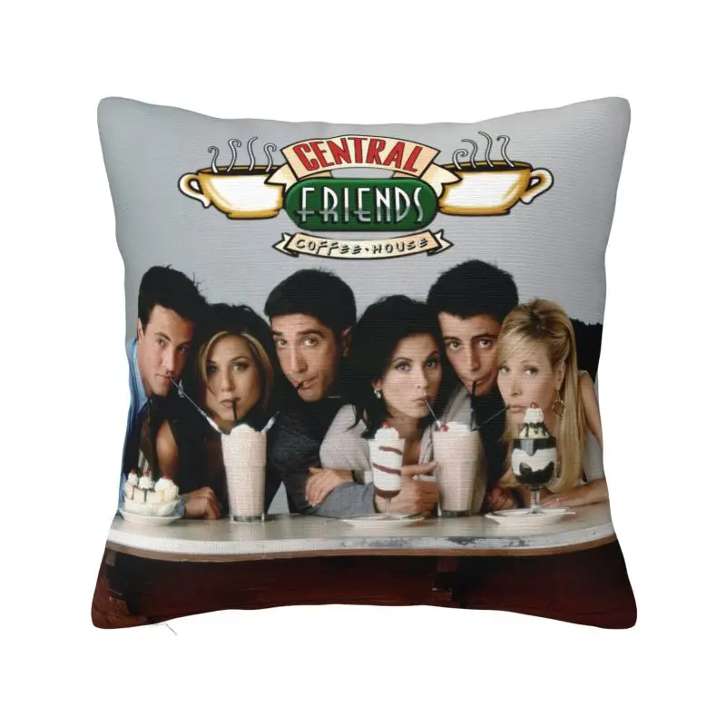 Custom Central Perk Making Friends Cushion Cover 45x45cm Funny Cartoon Friends TV Show Soft Modern Pillows for Car Sofa
Custom Central Perk Making Friends Cushion Cover 45x45cm Funny Cartoon Friends TV Show Soft Modern Pillows for Car Sofa