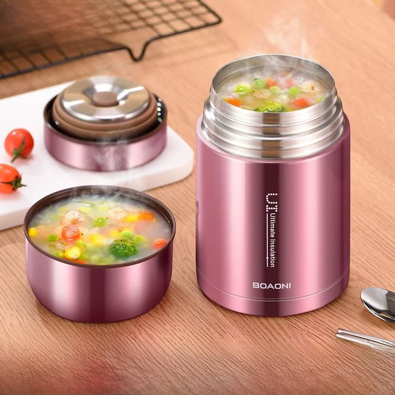 Portable 316 Stainless Steel Women's Bento Box Lid Burn Cup Super Long Insulation Soup Pot Modern Simple Style Lunch Box Bucket
Portable 316 Stainless Steel Women's Bento Box Lid Burn Cup Super Long Insulation Soup Pot Modern Simple Style Lunch Box Bucket