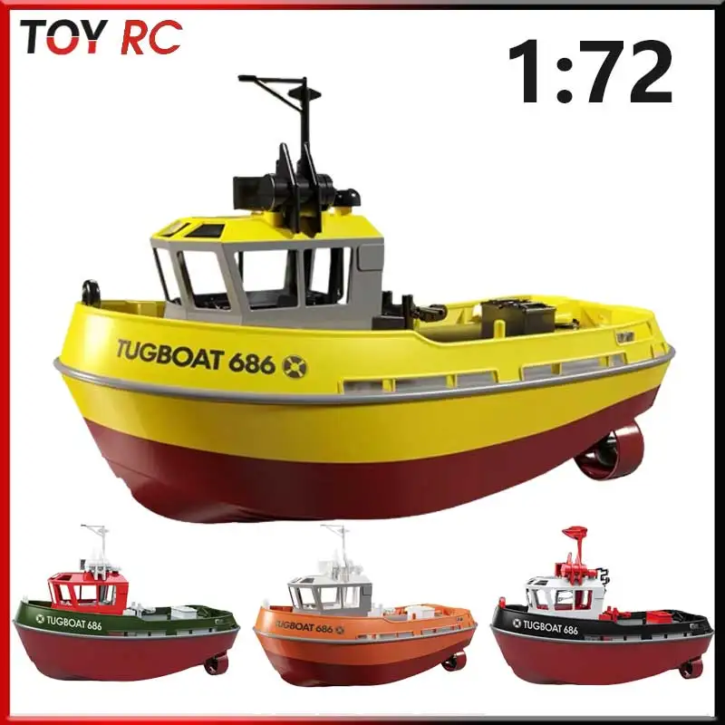 686 Rc Boat 2.4g 1/72 Powerful Dual Motor Long Range Wireless Electric Remote Control Tugboat Model Toys For Gift
686 Rc Boat 2.4g 1/72 Powerful Dual Motor Long Range Wireless Electric Remote Control Tugboat Model Toys For Gift