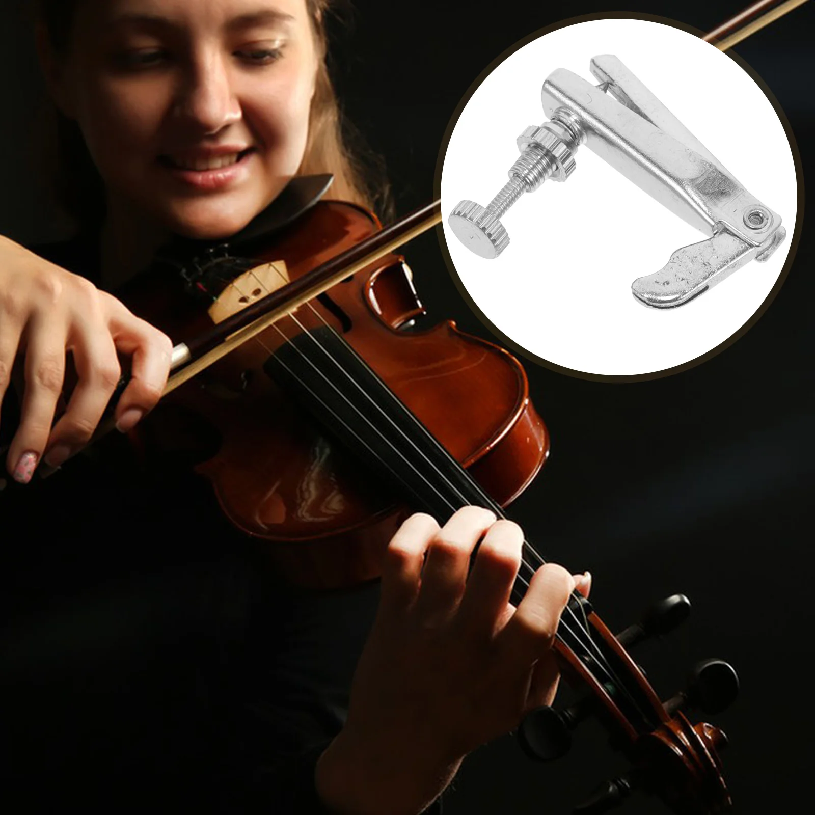 4 Pcs Violin Accessories Fine Tuners for Viola Knob Replacement Zinc Alloy 4/4 Silver Professional
4 Pcs Violin Accessories Fine Tuners for Viola Knob Replacement Zinc Alloy 4/4 Silver Professional