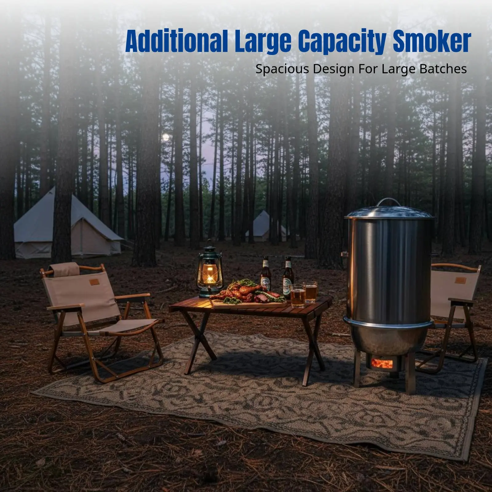 Smoker Barrel, Multifunctional Meat Oven for Home & Commercial Use, Large Capacity, Stainless Steel, Adjustable
Smoker Barrel, Multifunctional Meat Oven for Home & Commercial Use, Large Capacity, Stainless Steel, Adjustable