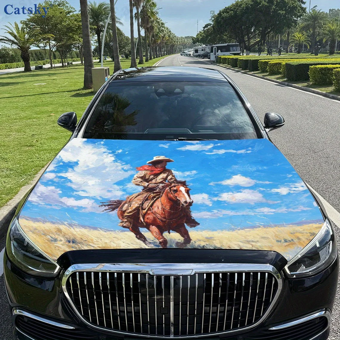 Красивая ковбойская наклейка на капот автомобиля, прочные автомобильные виниловые обертки, подходящие для большинства автомобилей, защитная пленка на капот двигателя автомобиля в подарок
Красивая ковбойская наклейка на капот автомобиля, прочные автомобильные виниловые обертки, подходящие для большинства автомобилей, защитная пленка на капот двигателя автомобиля в подарок
