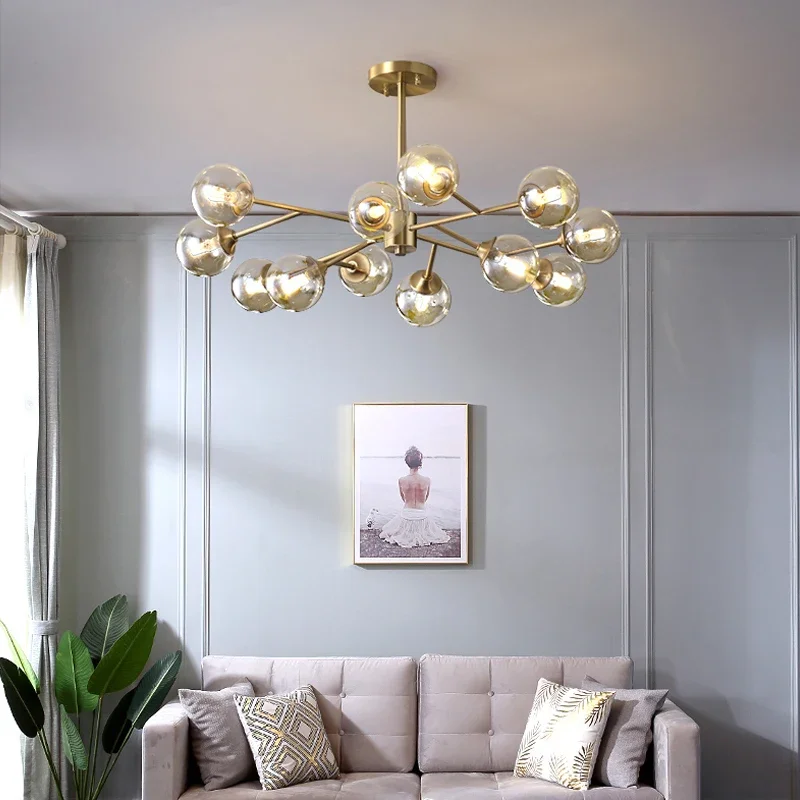 2025 Modern Chandelier Lighting Creative Glass Ball Branch Light Fixture Bedrpom Nordic Living Room Hanging Lights
2025 Modern Chandelier Lighting Creative Glass Ball Branch Light Fixture Bedrpom Nordic Living Room Hanging Lights
