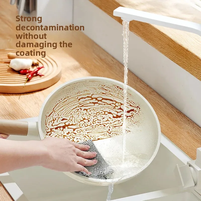 Многофункциональная бытовая кухонная ткань для чистки, полотенце с серебряной нитью для мытья посуды, сухое и влажное, специальная щетка двойного назначения, ткань для горшка
Многофункциональная бытовая кухонная ткань для чистки, полотенце с серебряной нитью для мытья посуды, сухое и влажное, специальная щетка двойного назначения, ткань для горшка