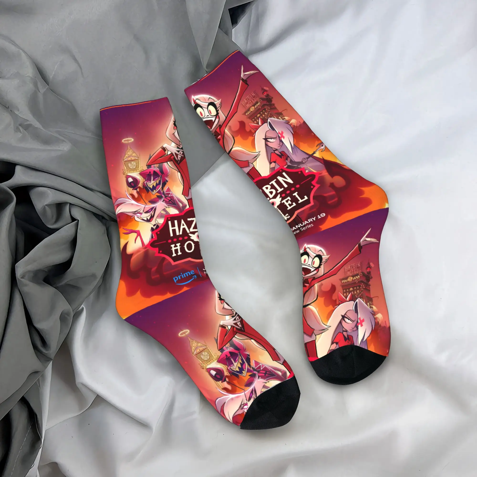 Cartoon H-Hazbin Hotel Socks Spring Stockings Fashion Men's Medium Soft Socks Graphic Outdoor Non Slip Socks
Cartoon H-Hazbin Hotel Socks Spring Stockings Fashion Men's Medium Soft Socks Graphic Outdoor Non Slip Socks