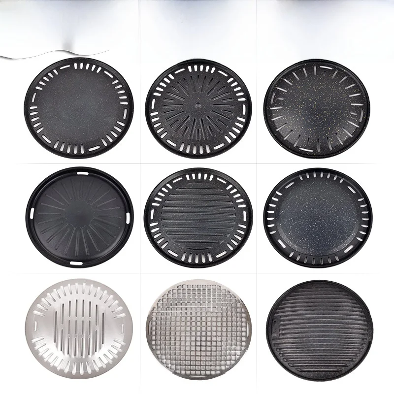 Корейский Sle из нержавеющей стали Thiened Non-sti BBQ ill Pan Коммерческое использование Ресторан круглый ape Жареное мясо Di
Корейский Sle из нержавеющей стали Thiened Non-sti BBQ ill Pan Коммерческое использование Ресторан круглый ape Жареное мясо Di