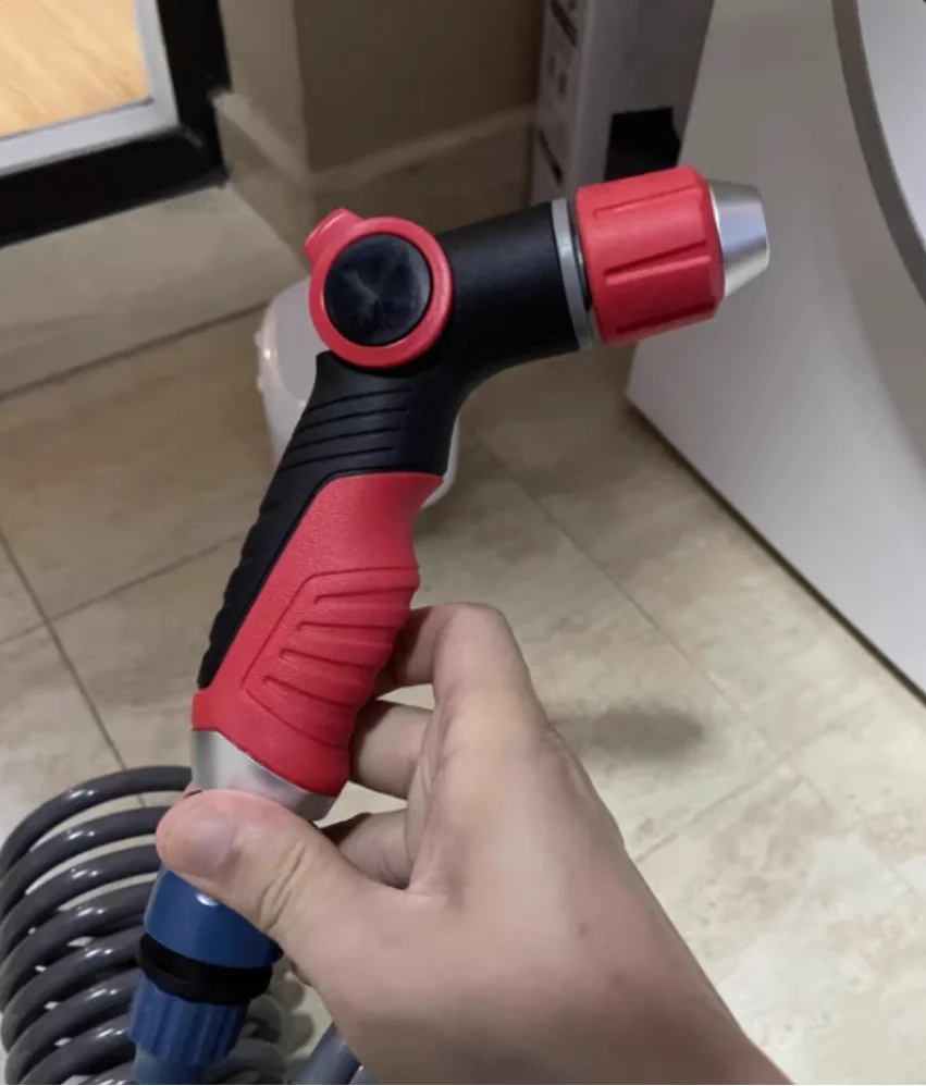Balcony water gun nozzle connected to faucet, car wash, household flushing, yard water pipe, hose for watering the floor
Balcony water gun nozzle connected to faucet, car wash, household flushing, yard water pipe, hose for watering the floor