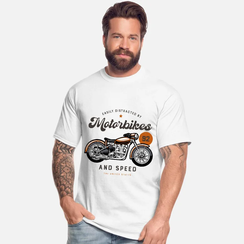 Easily distracted by motorbikes and speed Funny Gift t shirt for Rider Retro Short Sleeve Graphic Clothes All size tops S-6XL
Easily distracted by motorbikes and speed Funny Gift t shirt for Rider Retro Short Sleeve Graphic Clothes All size tops S-6XL