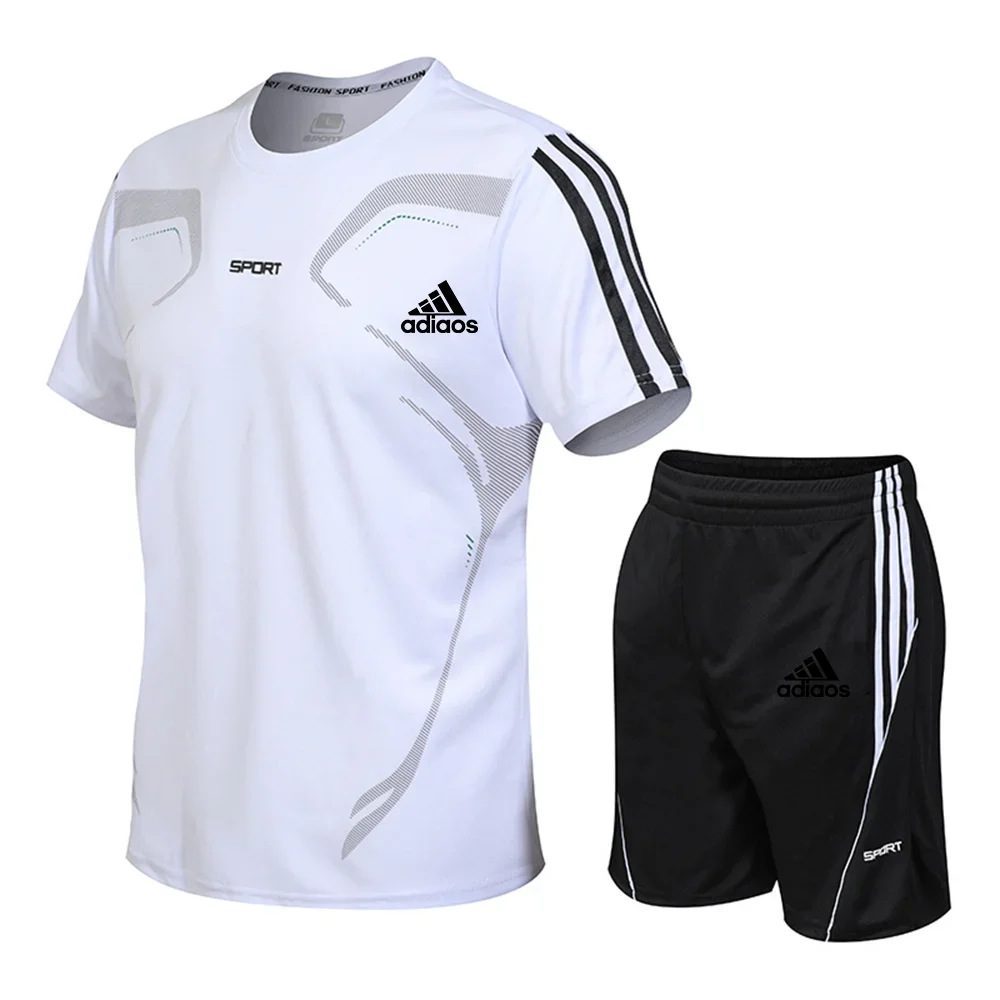 Men's short-sleeved T-shirt, casual jacket, premium ice silk, uniform color, suit, fashionable, new summer collection in 2025
Men's short-sleeved T-shirt, casual jacket, premium ice silk, uniform color, suit, fashionable, new summer collection in 2025