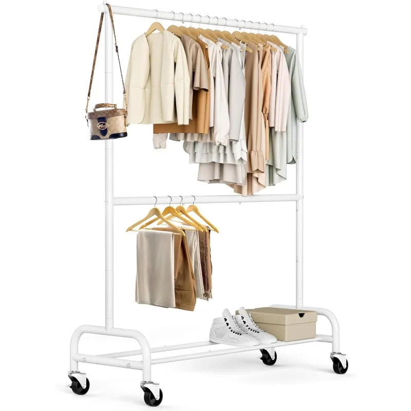 Heavy Duty Clothing Racks for Hanging Clothes Rack Double Rod Garment Rack Rolling Closet Wardrobe Rack on Wheels
Heavy Duty Clothing Racks for Hanging Clothes Rack Double Rod Garment Rack Rolling Closet Wardrobe Rack on Wheels