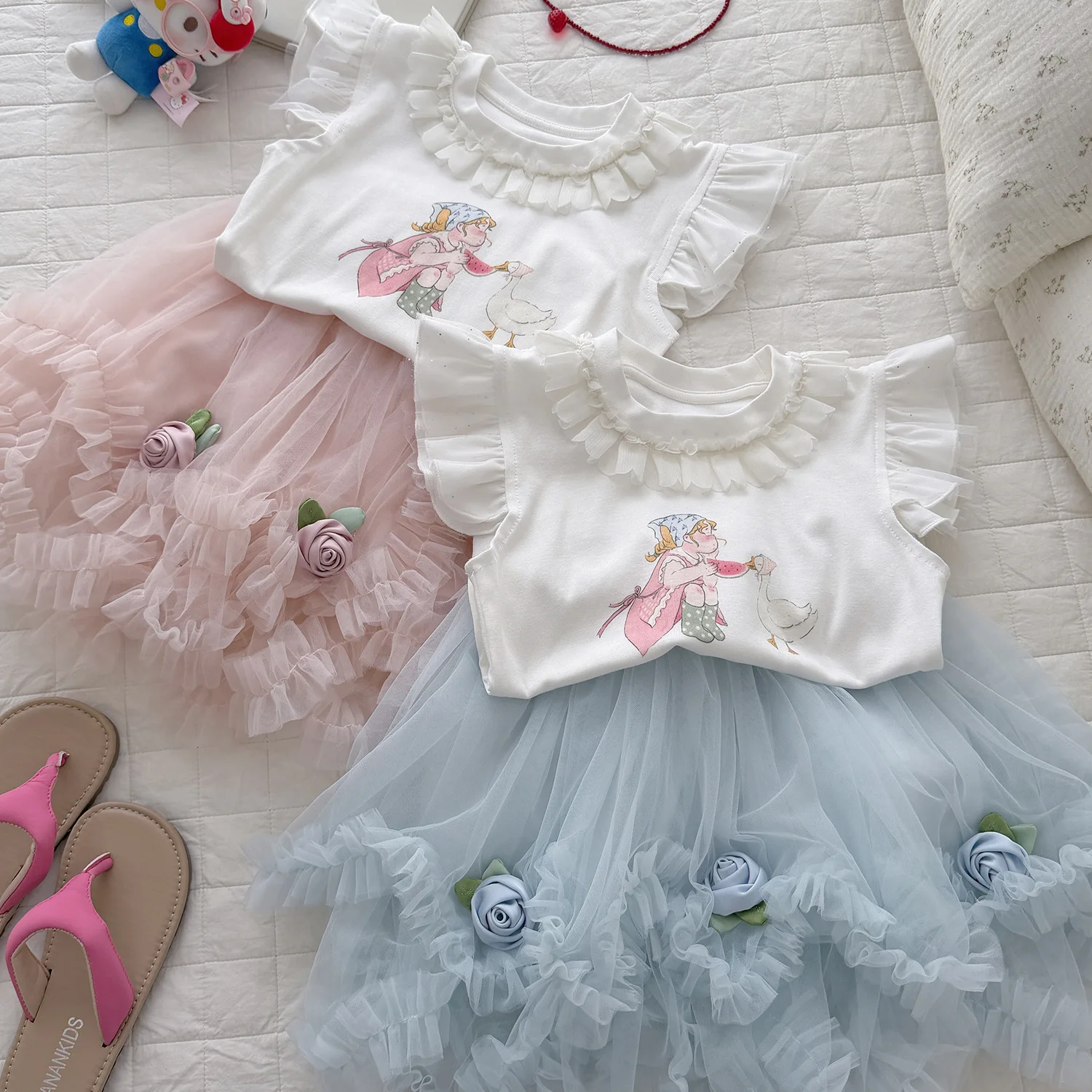 2026 Summer New Girls Skirt Western Style Mesh Skirt Baby Girl Princess Sweet Three-dimensional Flower Skirt
2026 Summer New Girls Skirt Western Style Mesh Skirt Baby Girl Princess Sweet Three-dimensional Flower Skirt