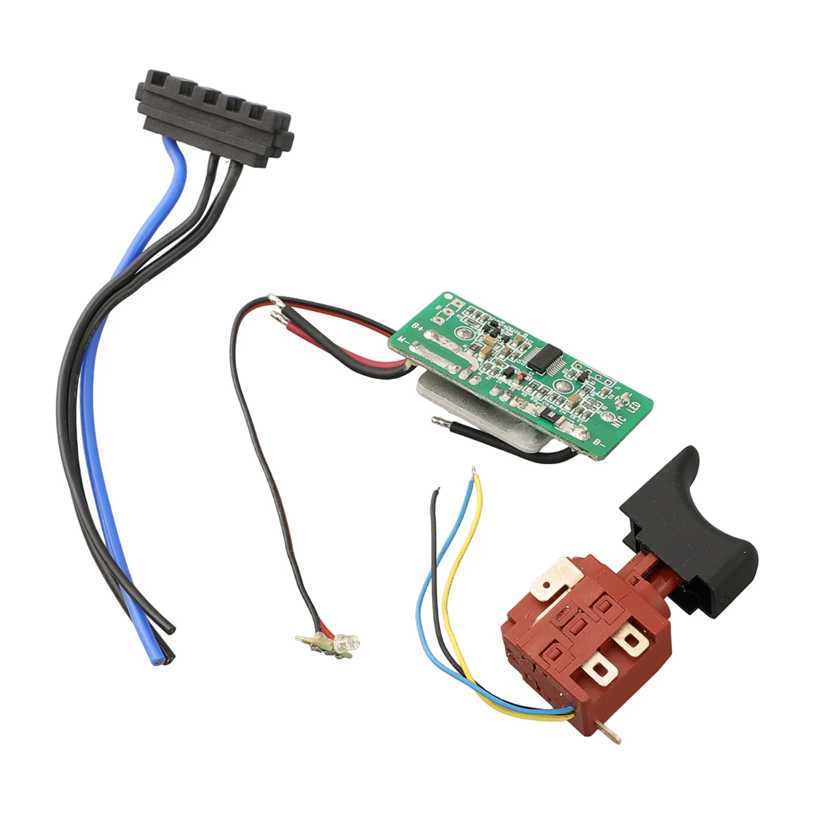 Electric Drill Trigger Switch Control Board Connector For WU390 WX390 WX390.1 WU390.9 20V H3 Cordless Drill Switch
Electric Drill Trigger Switch Control Board Connector For WU390 WX390 WX390.1 WU390.9 20V H3 Cordless Drill Switch