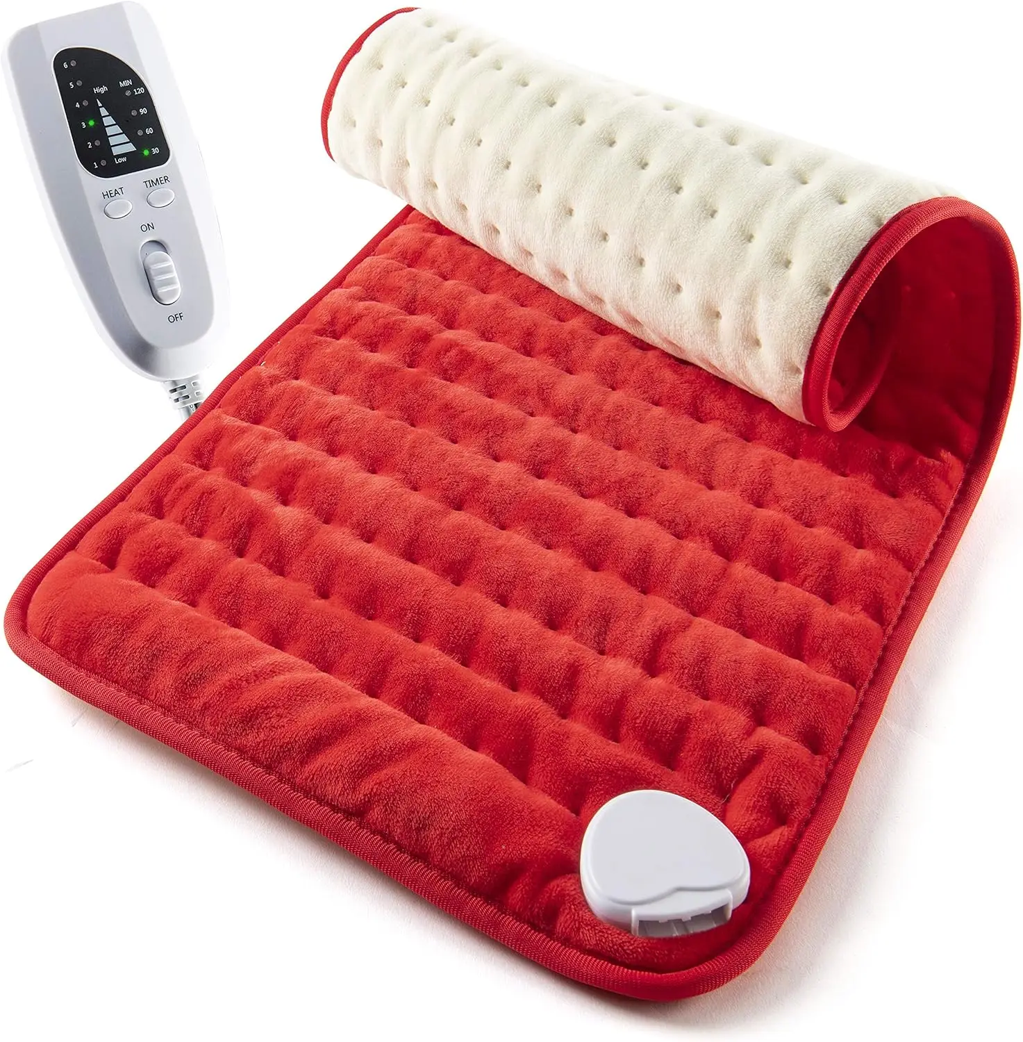 Heating Pad for Back Pain Relief, 24x12 Fast Heat, Auto-Off, Moist Heat
Heating Pad for Back Pain Relief, 24x12 Fast Heat, Auto-Off, Moist Heat