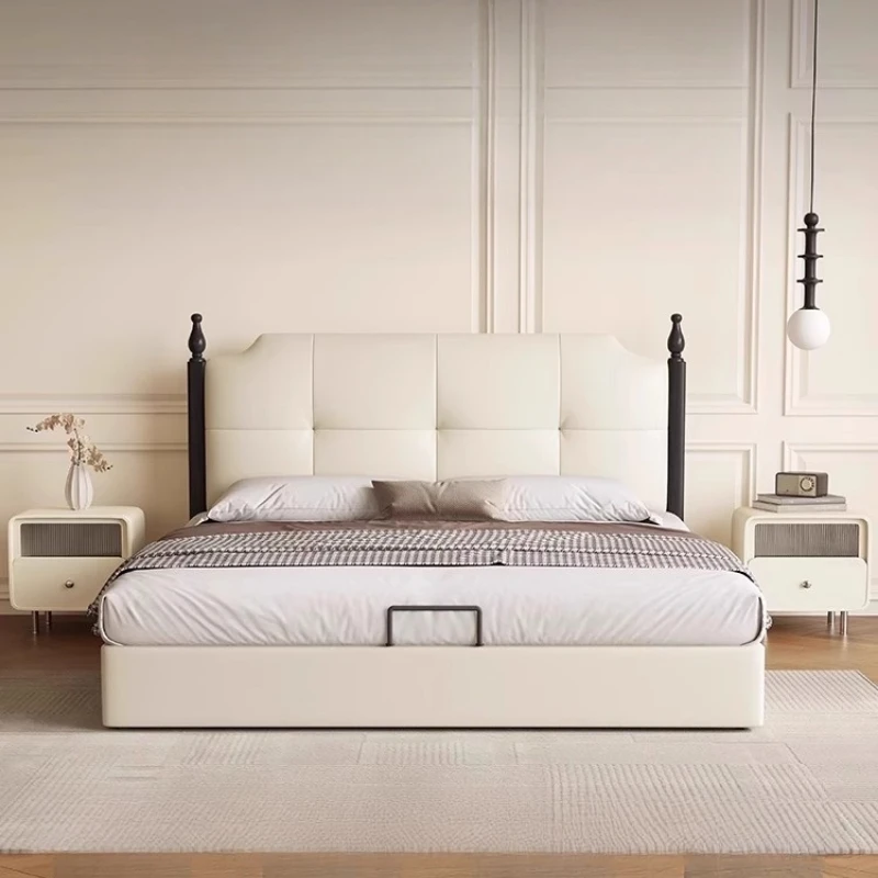 Cream New Chinese Beds Minimalist Fashionable Design Comfortable Beds Wedding Simple Modern White Wood Cama Casal Furniture
Cream New Chinese Beds Minimalist Fashionable Design Comfortable Beds Wedding Simple Modern White Wood Cama Casal Furniture
