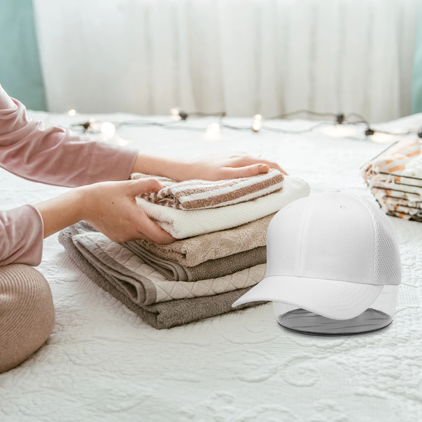 Hat Stay Display Stand for Baseball Cap Plastic Holder Rack ABS Storage Inflatable Modern Smooth Lightweight Sturdy Long Lasting
Hat Stay Display Stand for Baseball Cap Plastic Holder Rack ABS Storage Inflatable Modern Smooth Lightweight Sturdy Long Lasting