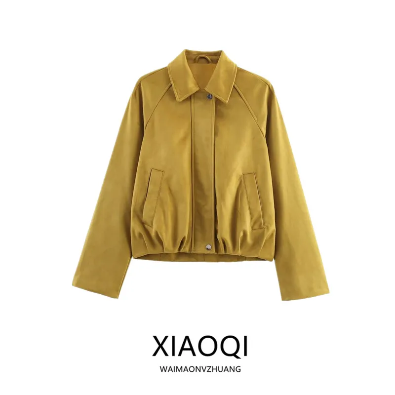 Fall 2025 New Women's Faion Pilot Jaet Velvet Effect All-Match Outerwear 638237 Versatile Ladies' ort Coat
Fall 2025 New Women's Faion Pilot Jaet Velvet Effect All-Match Outerwear 638237 Versatile Ladies' ort Coat