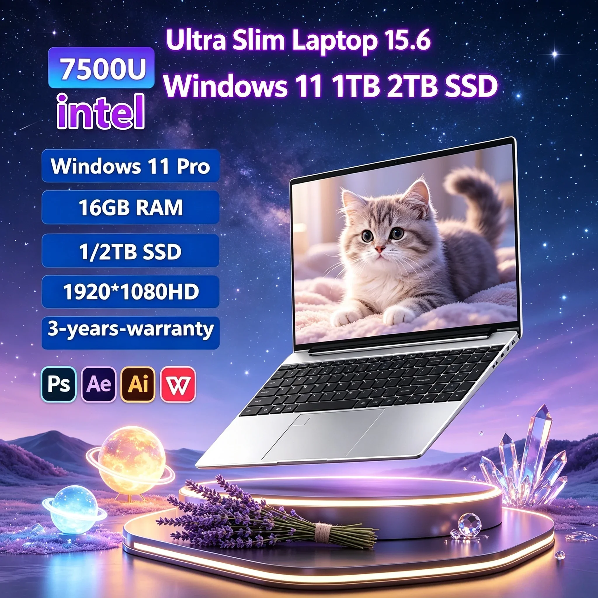 Original Quality 15.6 Inch Laptop Full Configuration Backlit Keyboard 7500mAh Big Battery Win11 Pro Computer
Original Quality 15.6 Inch Laptop Full Configuration Backlit Keyboard 7500mAh Big Battery Win11 Pro Computer