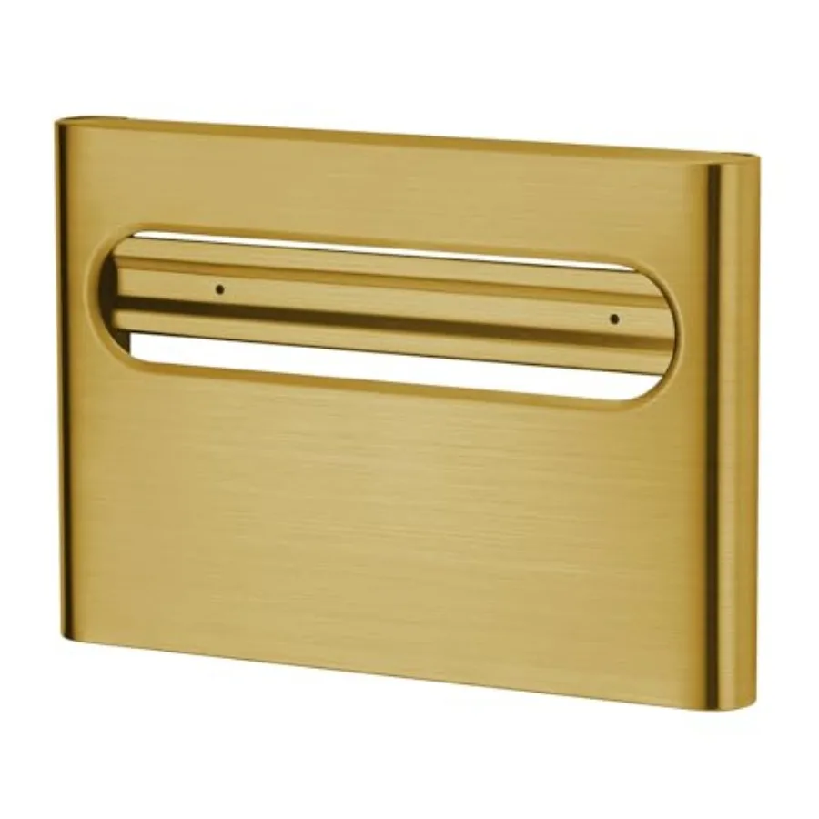 Slim Stainless Steel Toilet Seat Cover Dispenser Designer Wall-Mount Holder with Curved Edges and Large Capacity for Single or
Slim Stainless Steel Toilet Seat Cover Dispenser Designer Wall-Mount Holder with Curved Edges and Large Capacity for Single or