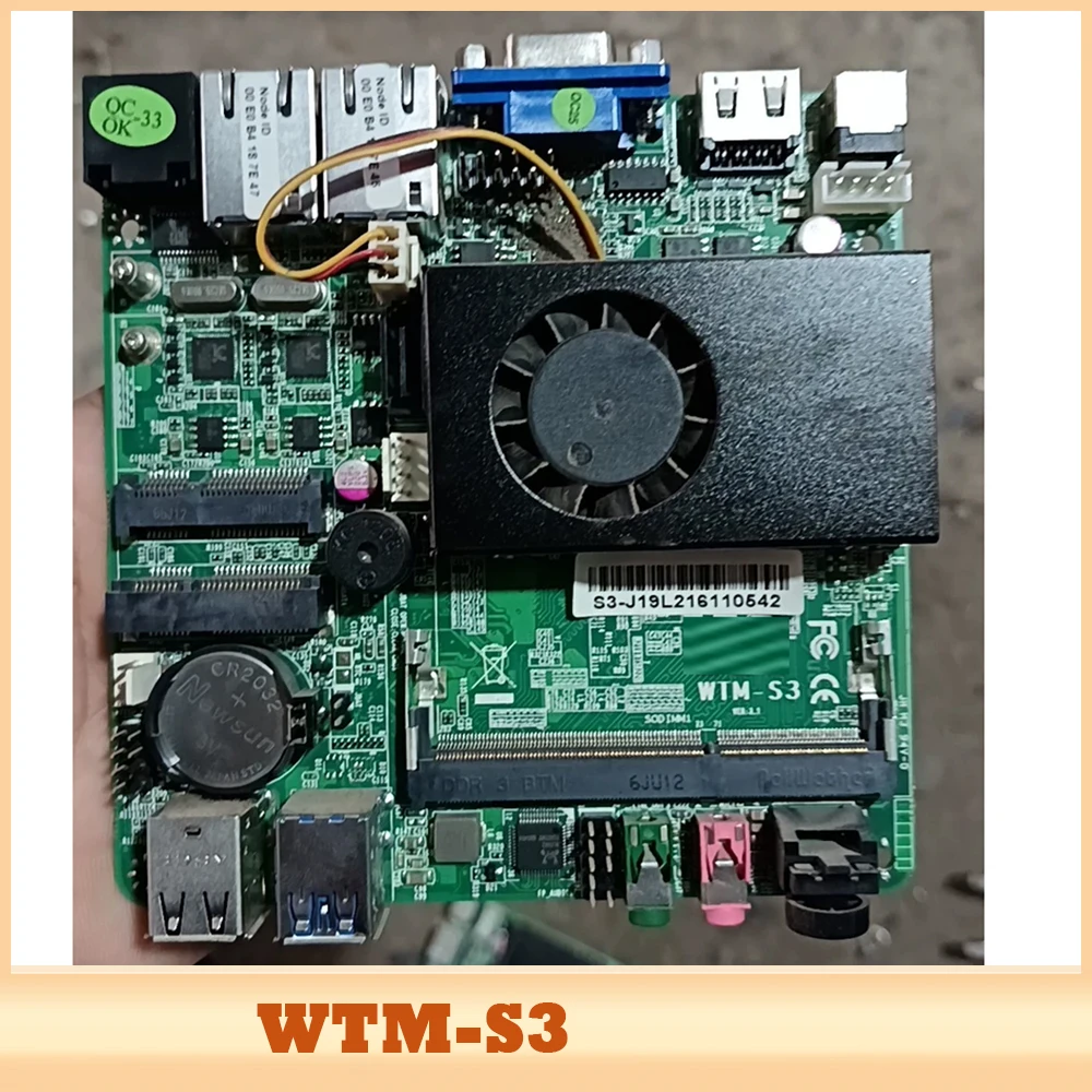 WTM-S3 Nano J1900 Industrial Control Motherboard
WTM-S3 Nano J1900 Industrial Control Motherboard