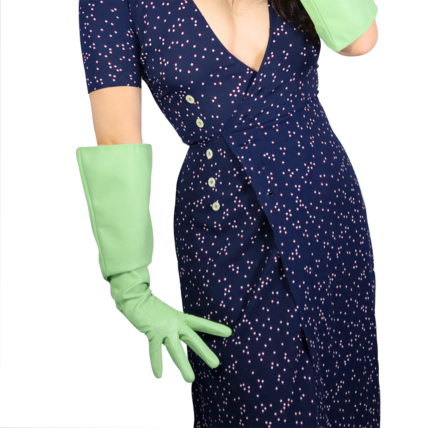 Green Long Leather GLOVES Big PUFF SLEEVES Faux Leathr PU 50cm Elow Unisex FASHION Christmas Party Cosplay Costume Opera Glove
Green Long Leather GLOVES Big PUFF SLEEVES Faux Leathr PU 50cm Elow Unisex FASHION Christmas Party Cosplay Costume Opera Glove