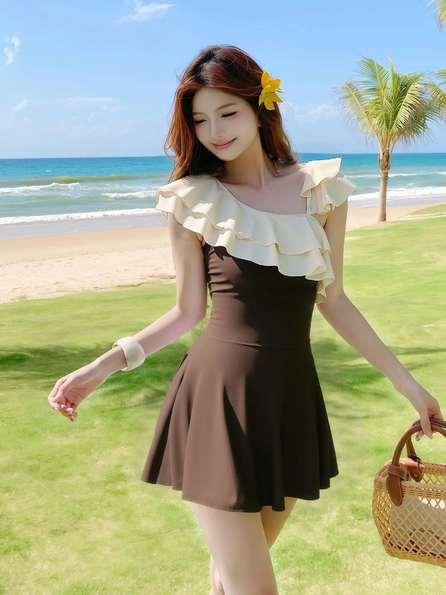 Новый женский слитный купальник Dr. Sle: корректирующий, термокомфортный, консервативный, для термальных источников, в стиле Pure Desire Sle
Новый женский слитный купальник Dr. Sle: корректирующий, термокомфортный, консервативный, для термальных источников, в стиле Pure Desire Sle