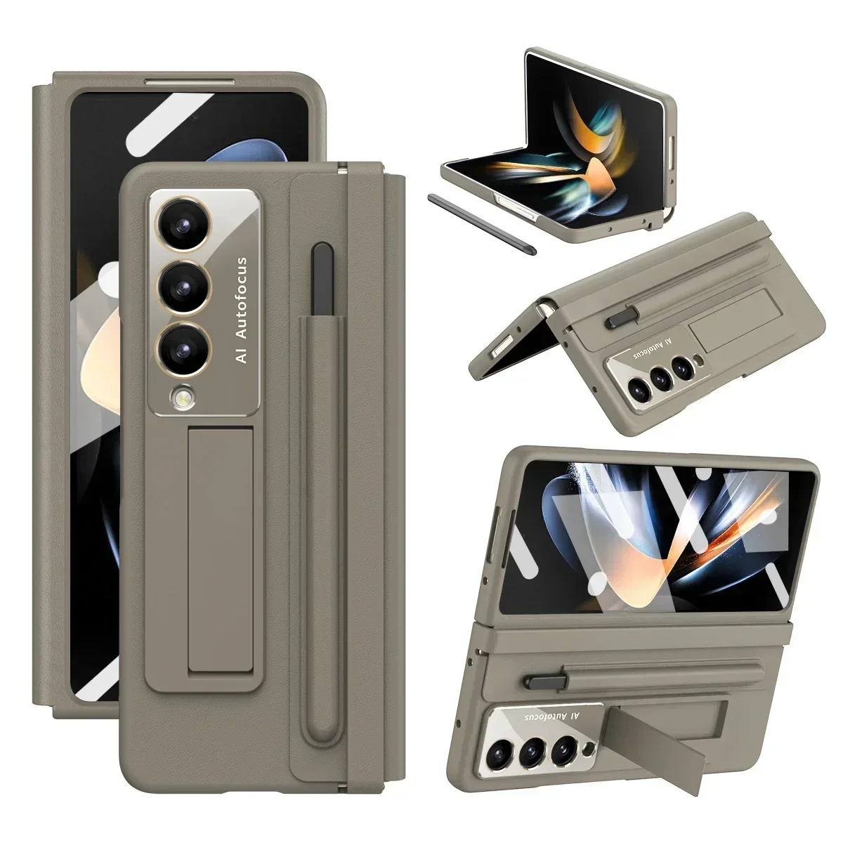 Leather Hinge With Pen Slot Stylus Phone Cases For Samsung Galaxy Z Fold 6 5 4 Case Foldable Screen Shell Film Z Fold6 Cover
Leather Hinge With Pen Slot Stylus Phone Cases For Samsung Galaxy Z Fold 6 5 4 Case Foldable Screen Shell Film Z Fold6 Cover