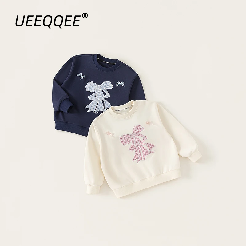 Spring Autumn Children Sweatshirts 5-14Y Girls Bow Embroidery Plaid Casual Pullover Tops Korean Preteen Wear For Kids Clothing
Spring Autumn Children Sweatshirts 5-14Y Girls Bow Embroidery Plaid Casual Pullover Tops Korean Preteen Wear For Kids Clothing