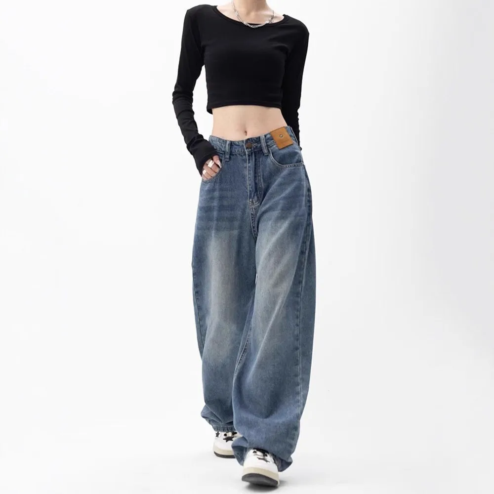 High Waist Wide Leg Jeans Women's Slimming Straight Long Pants Summer Pear Shape Body Long Pants Floor-Length Women's Pants
High Waist Wide Leg Jeans Women's Slimming Straight Long Pants Summer Pear Shape Body Long Pants Floor-Length Women's Pants