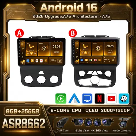 Plug & Play Android Car Stereo Radio For Dodge Ram 1500 2500 3500(2013-2018) Multimedia Player GPS Wireless Carplay Head Unit