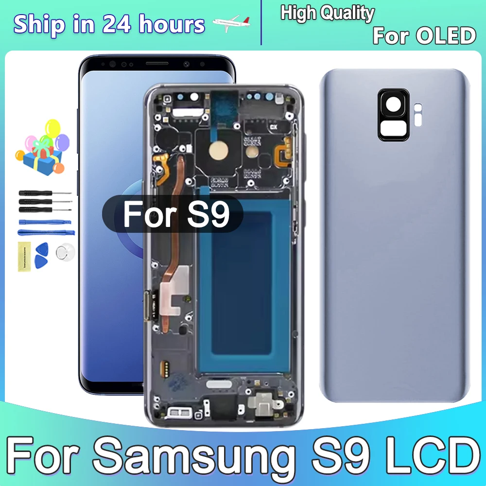Tested OLED For Samsung Galaxy S9 G960 G960F LCD Display Touch Screen Digitizer Replacement With Frame
Tested OLED For Samsung Galaxy S9 G960 G960F LCD Display Touch Screen Digitizer Replacement With Frame