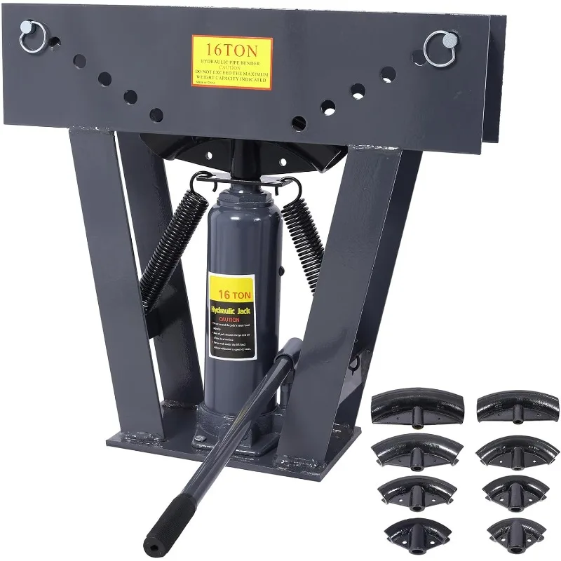 Hydraulic Pipe Bender, 16 Ton Manual Copper Exhaust Pipe Bender Tool with 8 Dies (1/2", 3/4", 1", 1-1/4", 1-1/2", 2", 2.5", 3")
Hydraulic Pipe Bender, 16 Ton Manual Copper Exhaust Pipe Bender Tool with 8 Dies (1/2", 3/4", 1", 1-1/4", 1-1/2", 2", 2.5", 3")