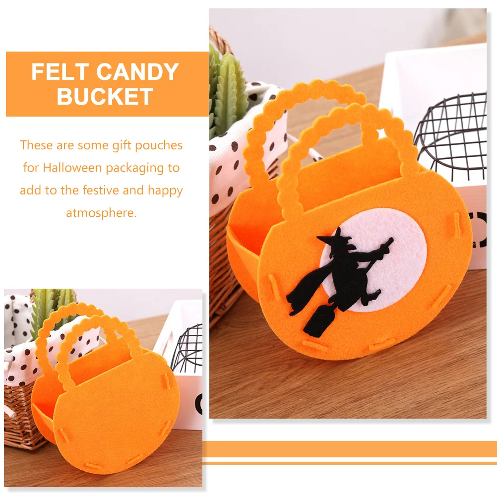 4 Pcs Candy Bag Bags Halloween Pumpkin Treat for Sweets Felt Cloth Party Handheld Diy Child Buckets
4 Pcs Candy Bag Bags Halloween Pumpkin Treat for Sweets Felt Cloth Party Handheld Diy Child Buckets