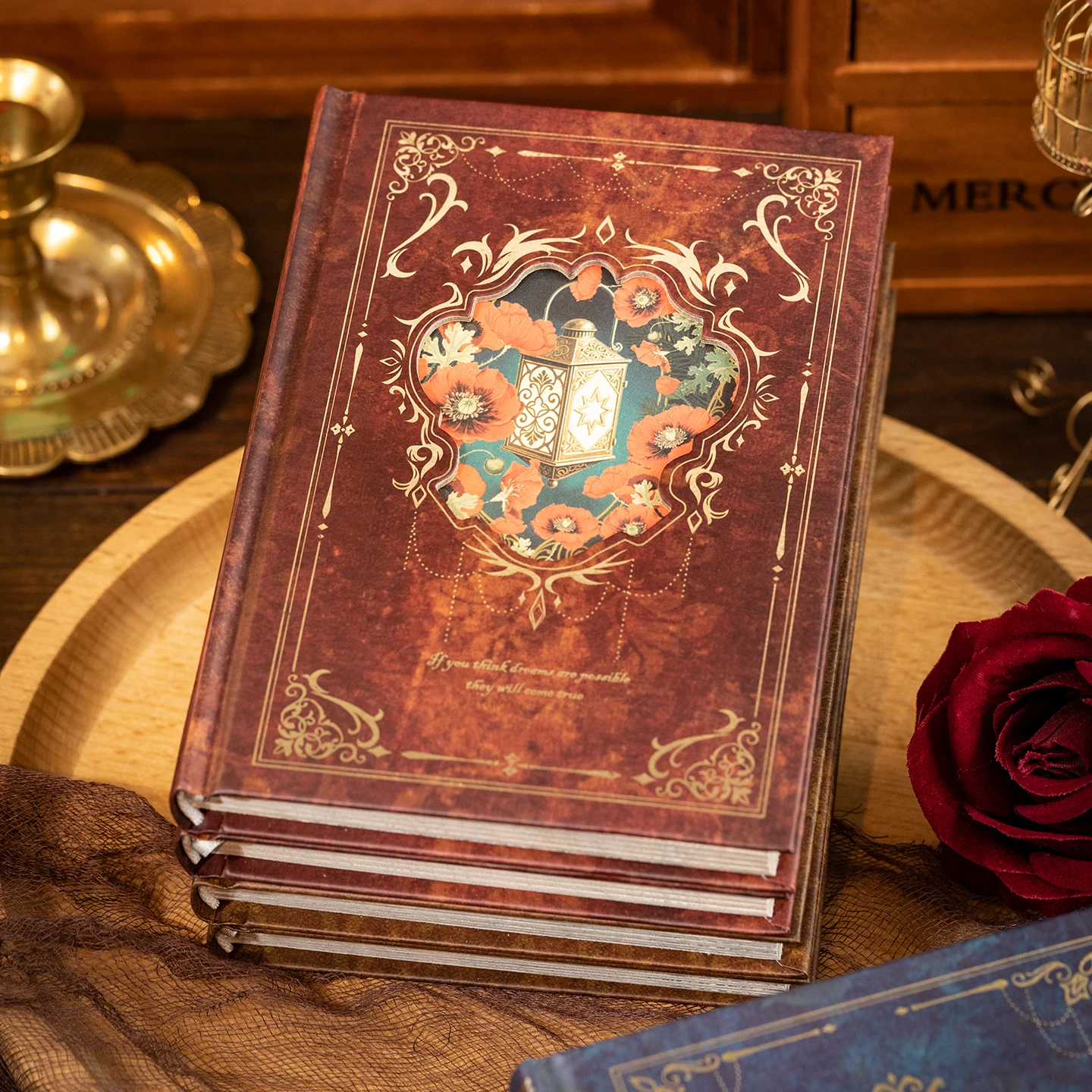 Journal GO 192pcs Vintage Style Notebook Gold Foil Writing Pad for Journaling Planner Note Retro Stationery Material Paper
Journal GO 192pcs Vintage Style Notebook Gold Foil Writing Pad for Journaling Planner Note Retro Stationery Material Paper