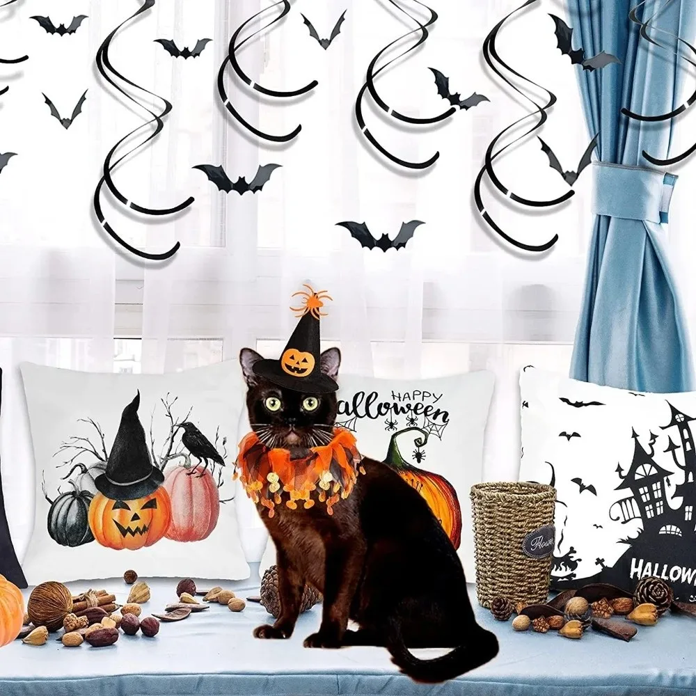 Pumpkin Halloween Cat Costume Adjustable Cosplay Props Cat Collar Hat Set Scarf Mesh Pet Halloween Supplies Halloween Party
Pumpkin Halloween Cat Costume Adjustable Cosplay Props Cat Collar Hat Set Scarf Mesh Pet Halloween Supplies Halloween Party