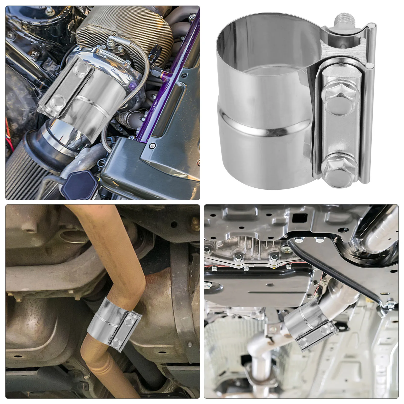Classic Style Exhaust Clamp Stainless Steel Car Modification Tubes Versatile Accessory Secure Connection Automotive Clamps
Classic Style Exhaust Clamp Stainless Steel Car Modification Tubes Versatile Accessory Secure Connection Automotive Clamps