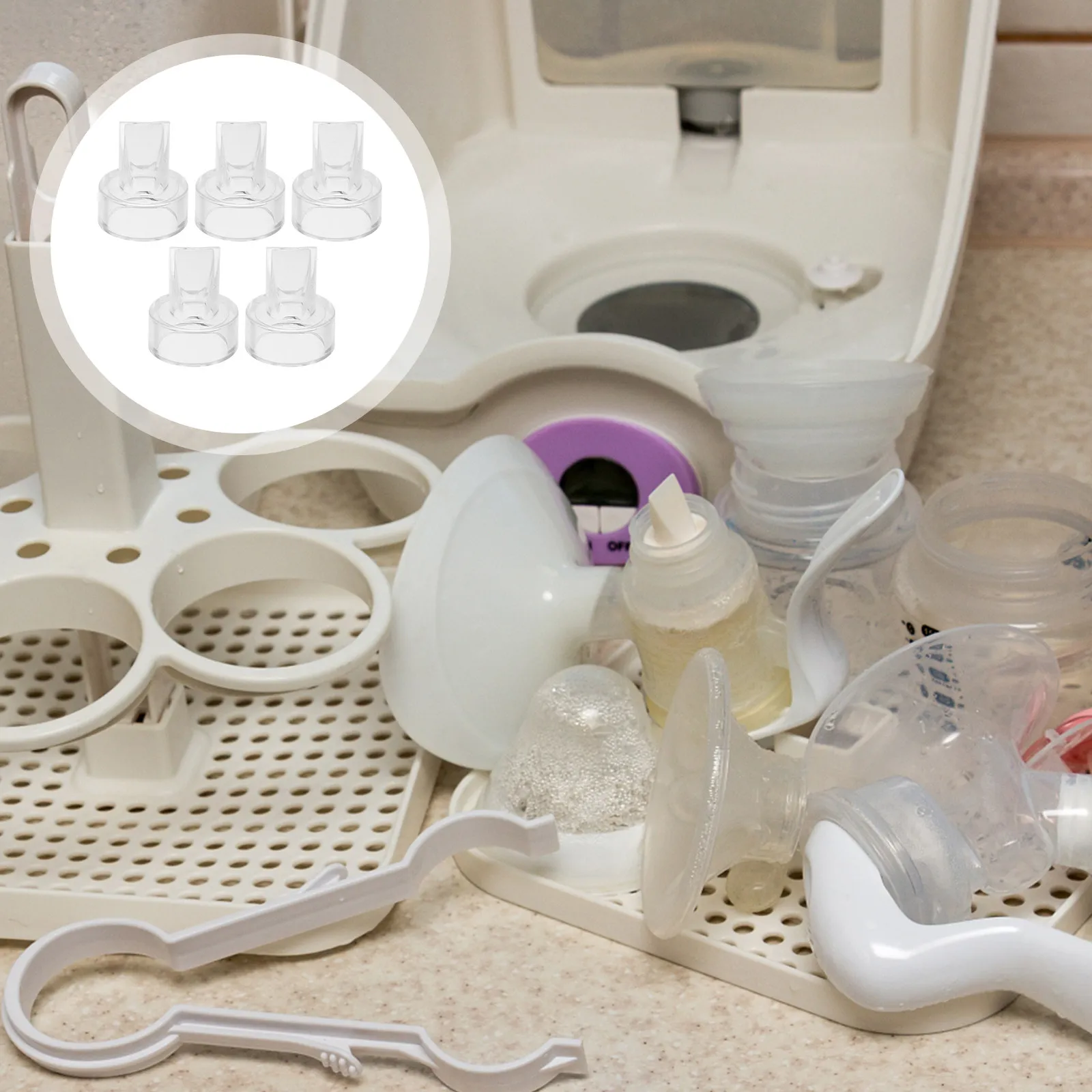 5pcs Breast Pump Accessories 22mm Inner Diameter Silicone Duckbill Valves Anti Reflux for Manual Electric Pumps Safe Easy
5pcs Breast Pump Accessories 22mm Inner Diameter Silicone Duckbill Valves Anti Reflux for Manual Electric Pumps Safe Easy