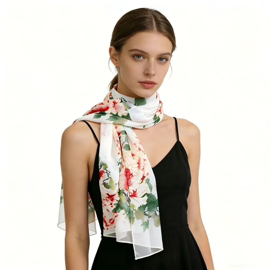 Fashion Women Silky Georgette Chiffon Floral Printing Beach Scarf Shawls Long Wraps Shawl Beach Scarf Kerchief Female Foulard
Fashion Women Silky Georgette Chiffon Floral Printing Beach Scarf Shawls Long Wraps Shawl Beach Scarf Kerchief Female Foulard