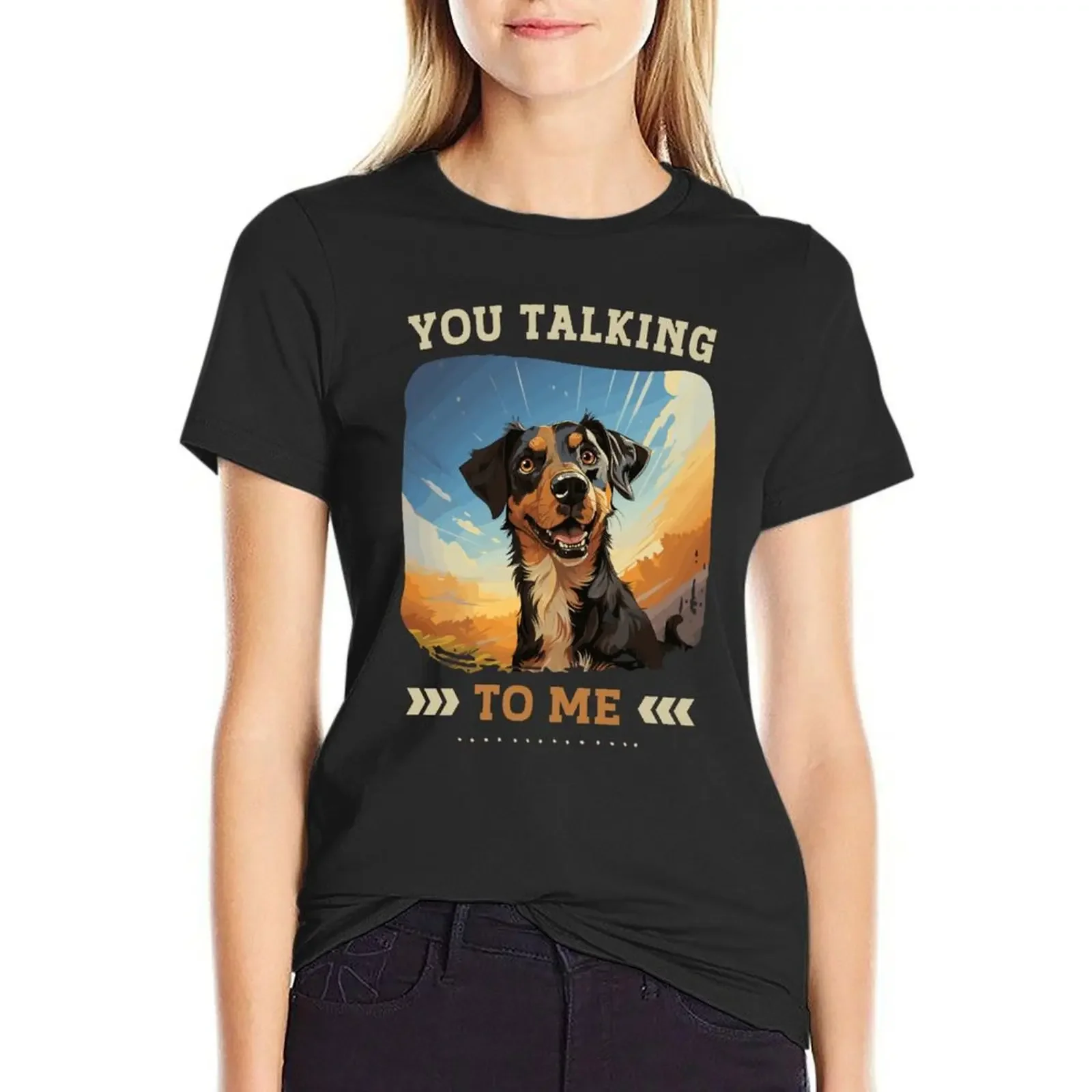 You Talking To Me Funny Dog Graphic T-shirt plus size tops female summer top t shirts for Women loose fit
You Talking To Me Funny Dog Graphic T-shirt plus size tops female summer top t shirts for Women loose fit
