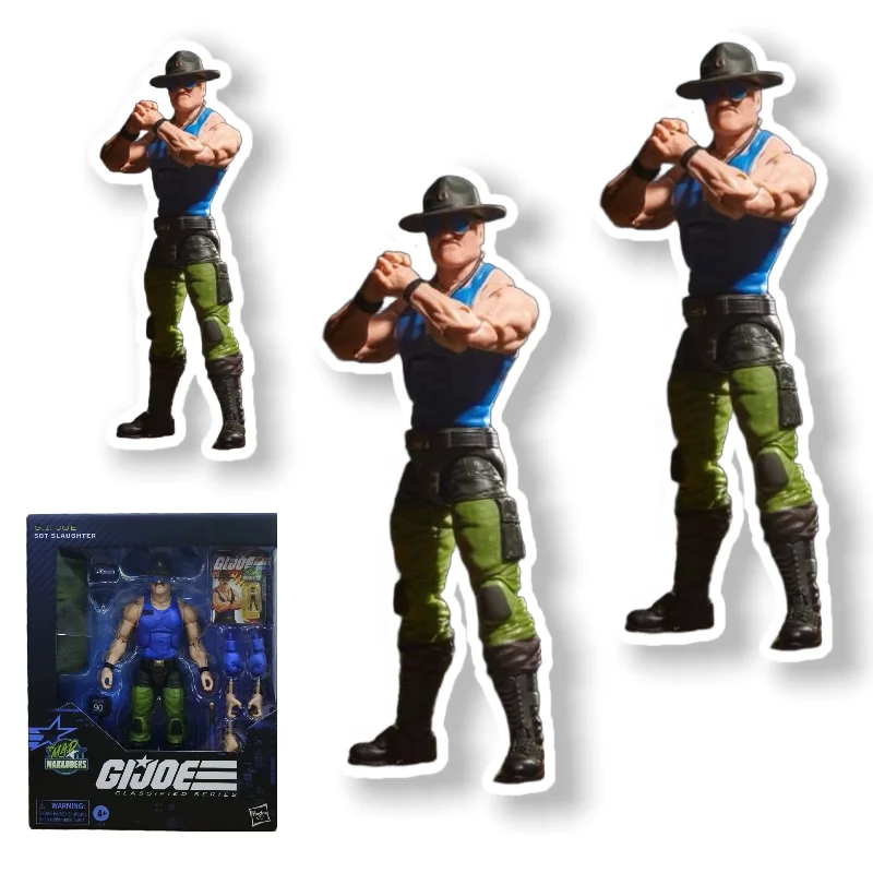 【In Stock】Hasbro Special Forces Sergeant Slaughter Operation Dragonfire 6-inch Action Figure Animation Model Toy Collection Gift
【In Stock】Hasbro Special Forces Sergeant Slaughter Operation Dragonfire 6-inch Action Figure Animation Model Toy Collection Gift