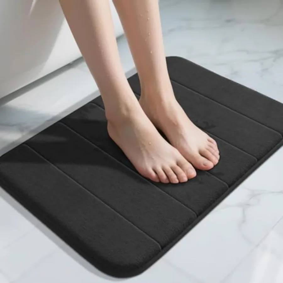 Memory Foam Bath Mat, Super Soft Absorbent Bathroom Rug Non Slip, Quick Dry, Machine Washable Floor Carpet for Tub Shower, Home
Memory Foam Bath Mat, Super Soft Absorbent Bathroom Rug Non Slip, Quick Dry, Machine Washable Floor Carpet for Tub Shower, Home