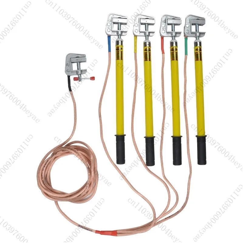 10kV grounding wire portable short-circuit grounding wire flat spiral grounding rod
10kV grounding wire portable short-circuit grounding wire flat spiral grounding rod