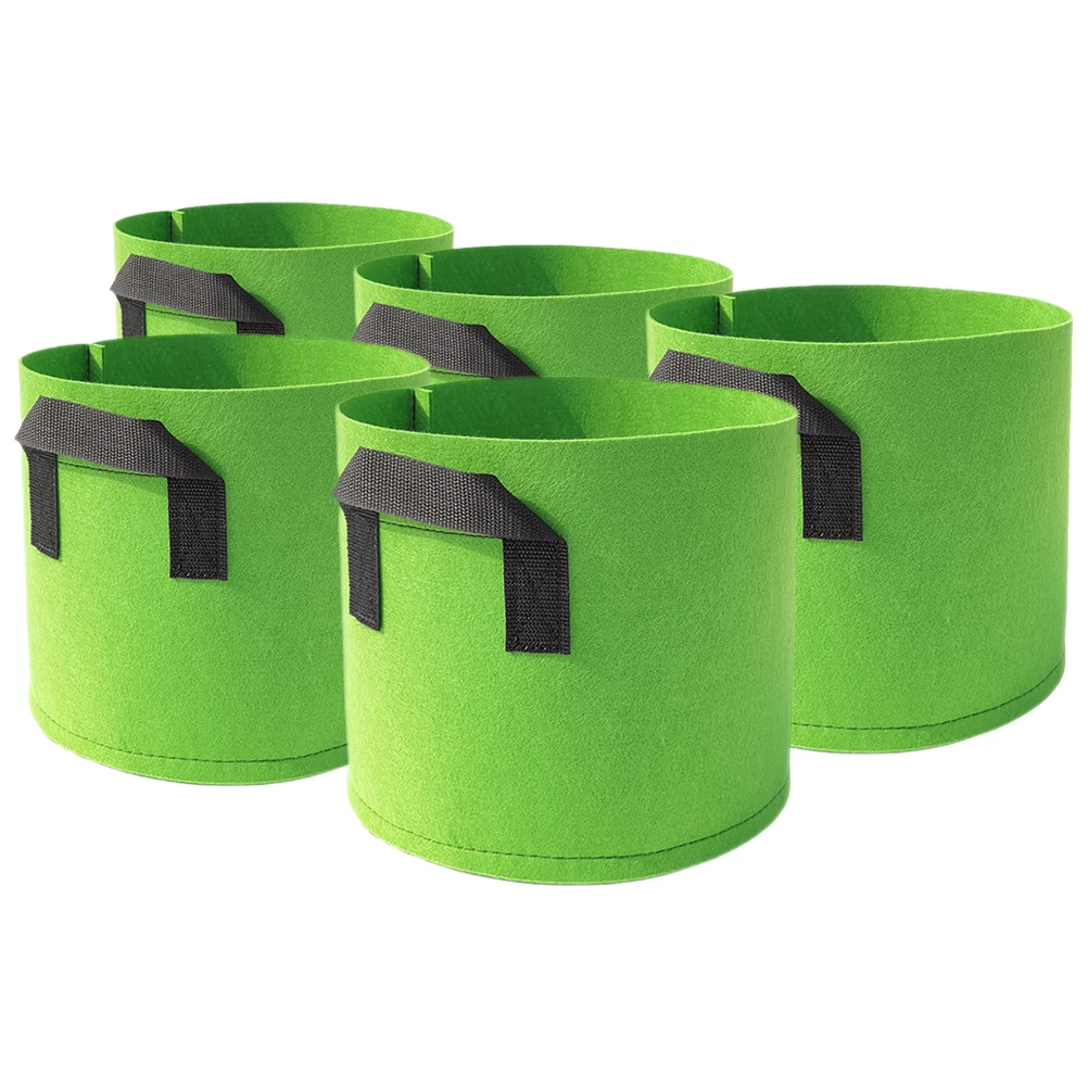 5 Pcs Grow Bag Growing Bags Breathable Planting Vegetable for Vegetables Non-woven Fabric Flower
5 Pcs Grow Bag Growing Bags Breathable Planting Vegetable for Vegetables Non-woven Fabric Flower